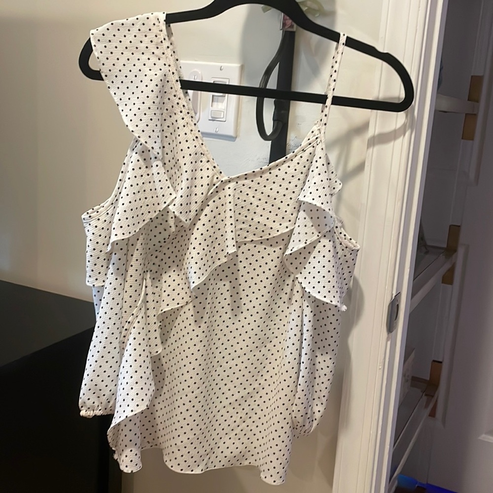 Bailey 44 cold shoulder blouse
